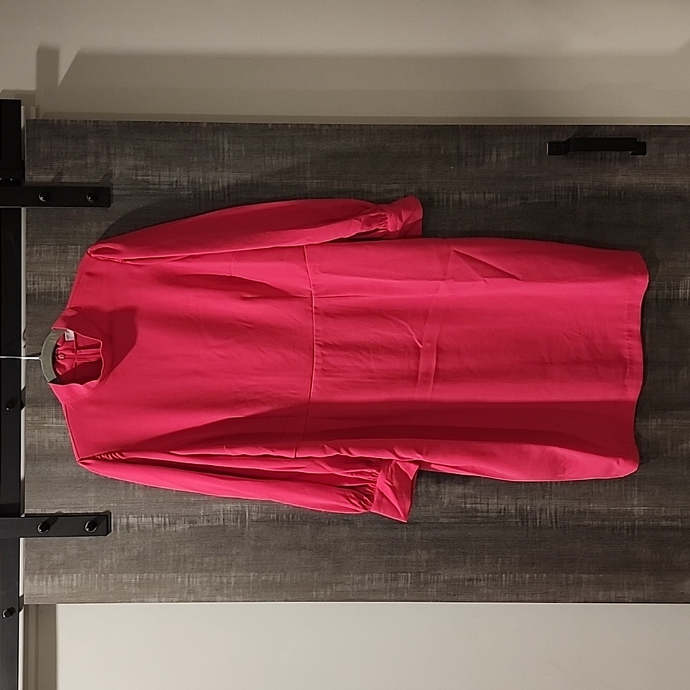 Pink Sergio Hudson x Target balloon sleeved midi dress